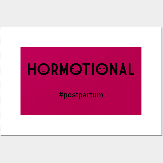 Hormotional Mother Postpartum Mood Wall Art by MomKorner